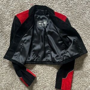 Patricia Wolf suede leather jacket.